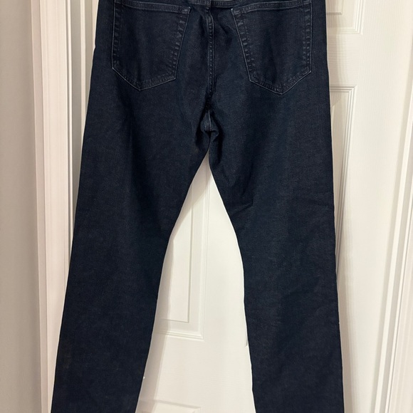 Frame Jeans Mens 34x32 Blue L' Homme Slim Straight Denim Stretch Lowry New - Picture 4 of 5